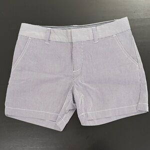Tommy Hilfiger Navy and White Pinstripe Bermuda Shorts, NWOT